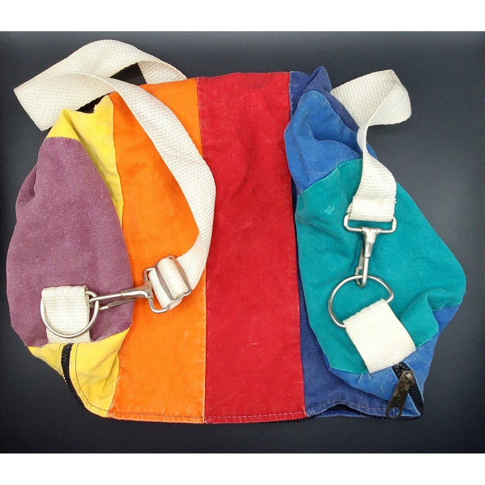 1970's Rainbow mini duffle purse - Picture 7 of 7